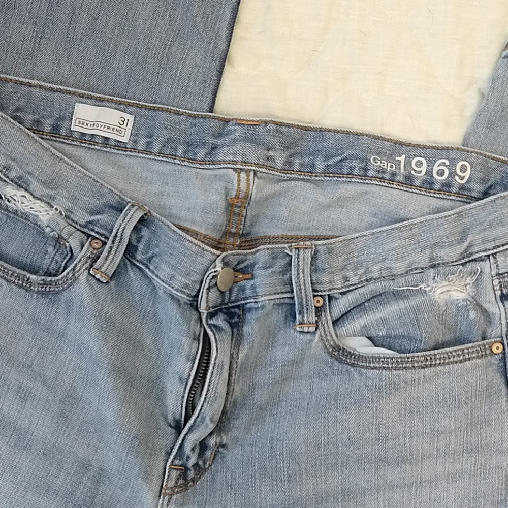 Gap Sexy Boyfriend Blue Jean Pants